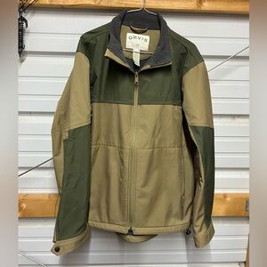 Orvis Men's Olive and Khaki Performance Jacket